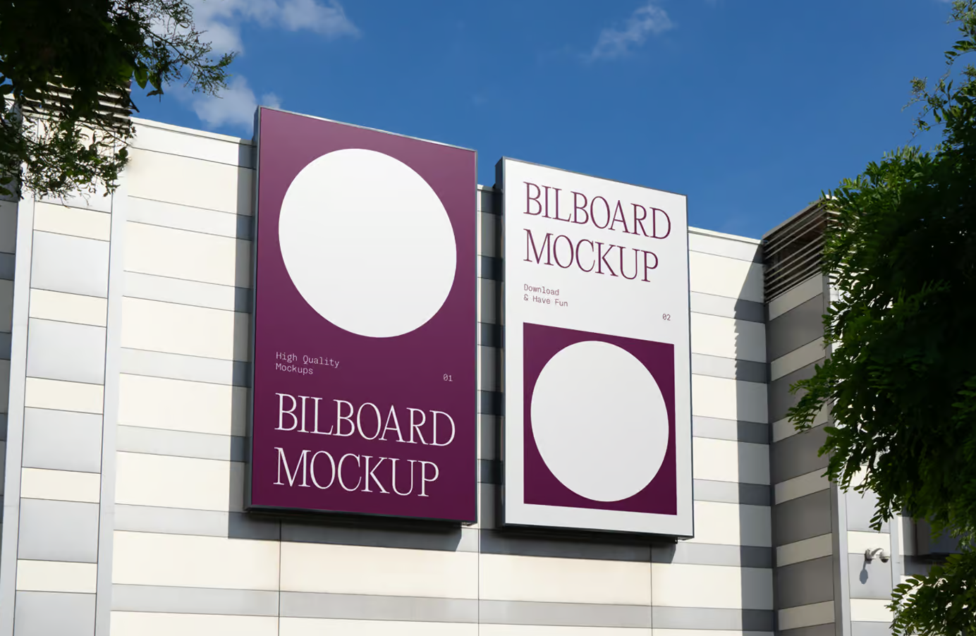 Vertical Billboards on Building Mockup Designs Like a Pro
