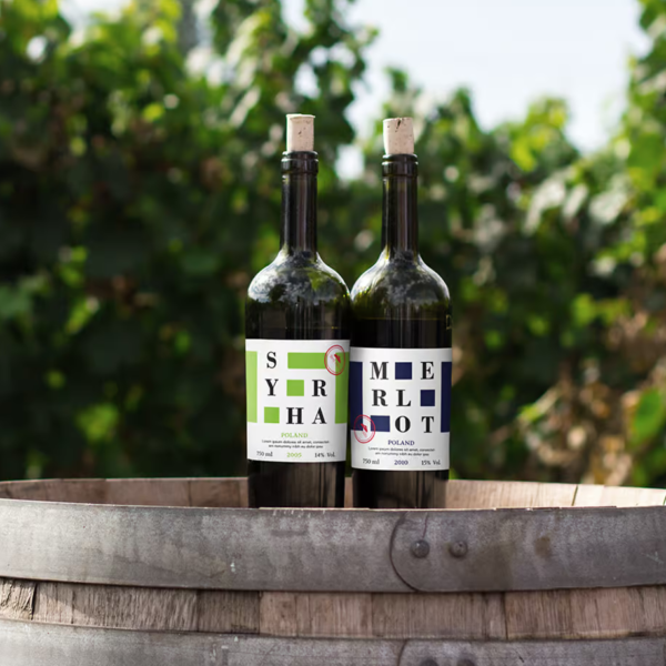 Wine Bottles Mockup Free