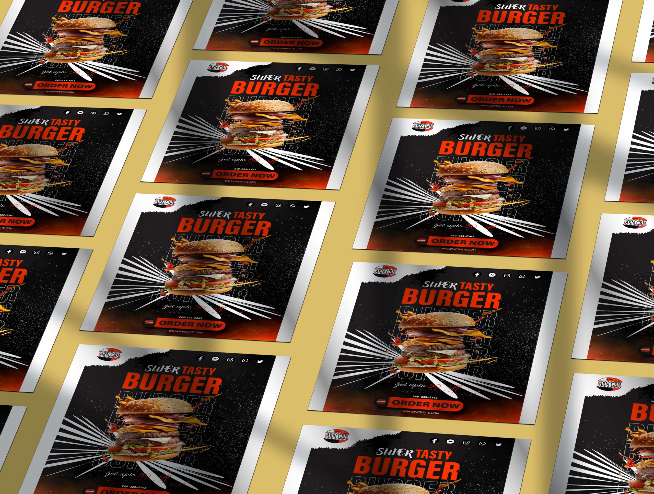 Paper Poster Mockups effect Print Presentation