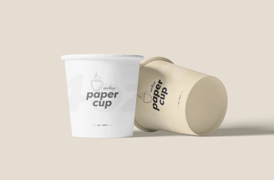 4oz Paper cup Mockup