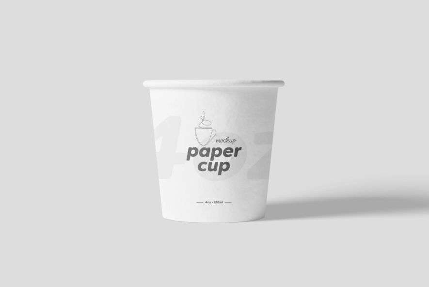 4oz Paper cup Mockup