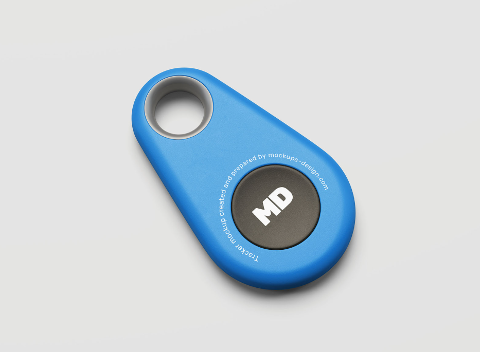 Bluetooth Tracker Mockup Realistic PSD