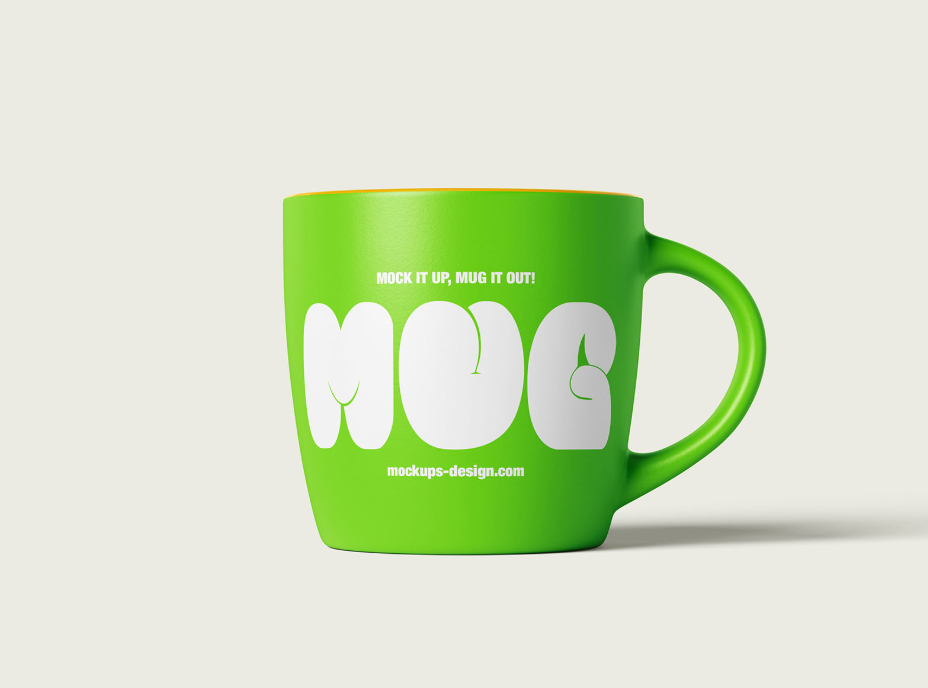Ceramic Matte Mug Mockup