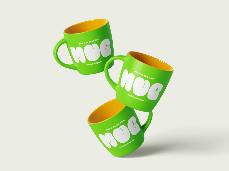 Ceramic Matte Mug Mockup