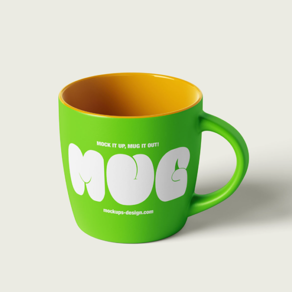 Ceramic Matte Mug Mockup