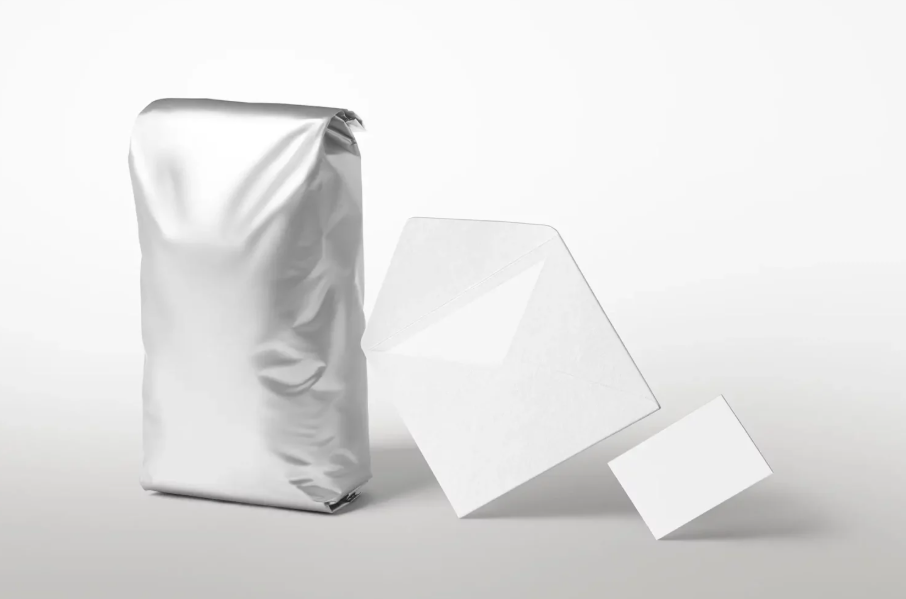 Complete Coffee Branding Mockup with Packaging & Business Card Display