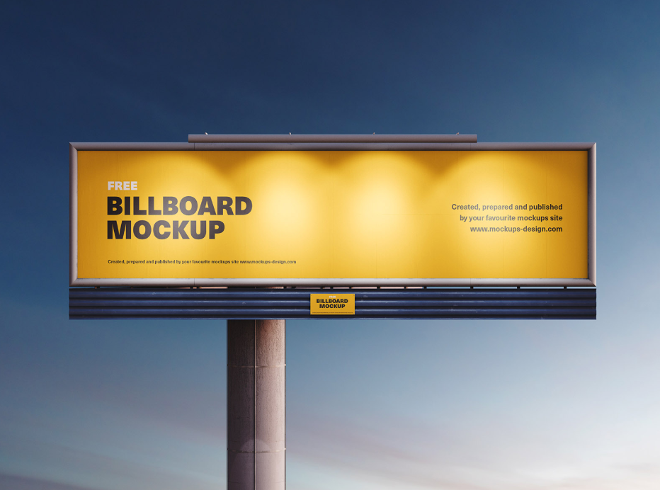 Free Billboard Mockup Detailed Overview