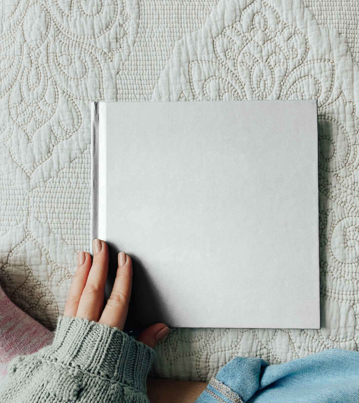 Free Hardcover Square Book Mockup