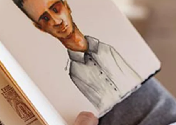 Free Sketch Book Realistic Mock up