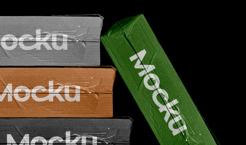 Free Worn Out Mailer Box Mockup