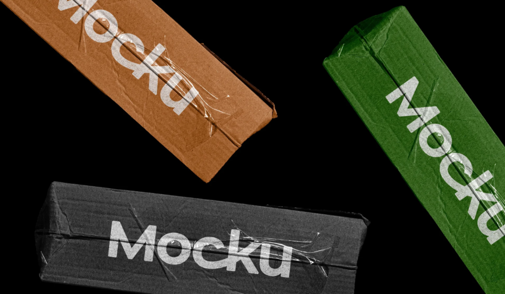 Free Worn Out Mailer Box Mockup