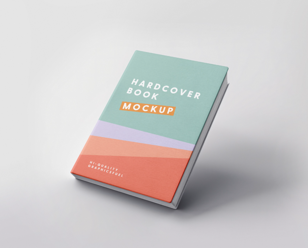 Hardcover Book Mockup PSD Download