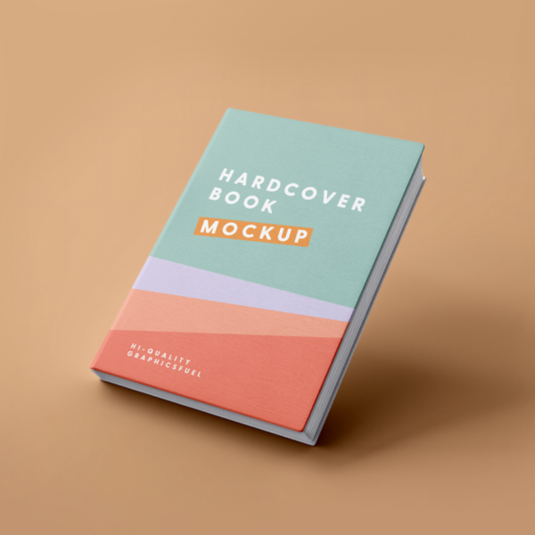 Hardcover Book Mockup PSD Download