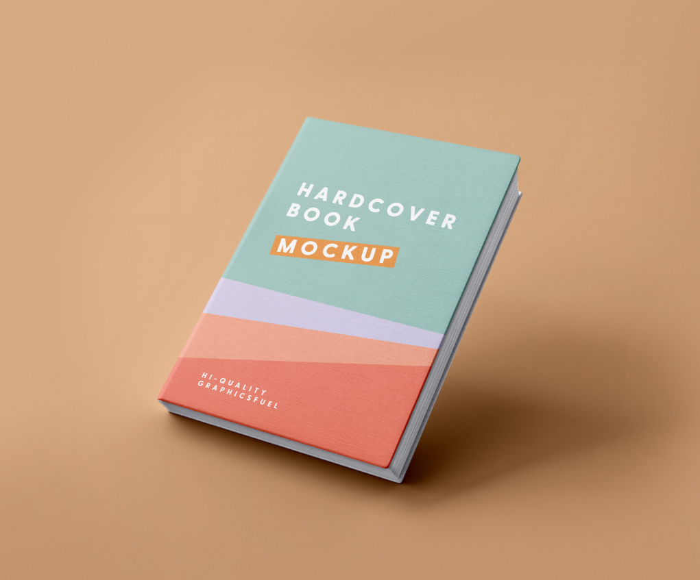 Hardcover Book Mockup PSD Download