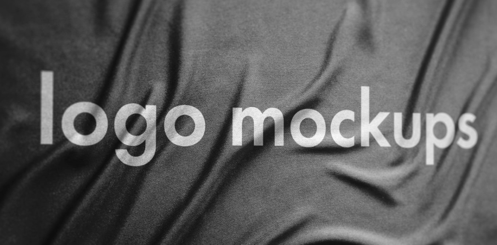 Logo Mockups on Fabric & Paper PSD