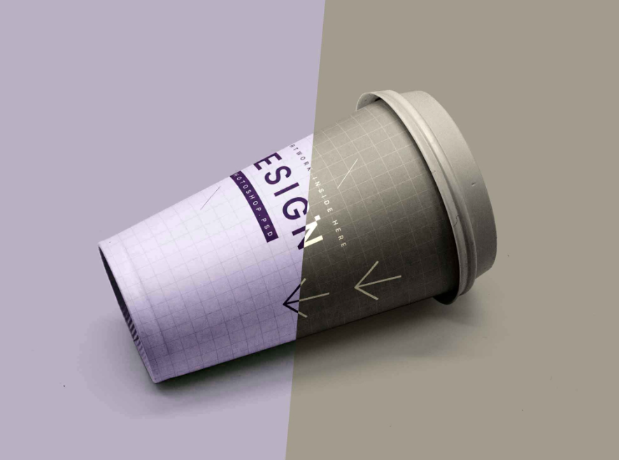 Paper coffee cup Mockup PSD