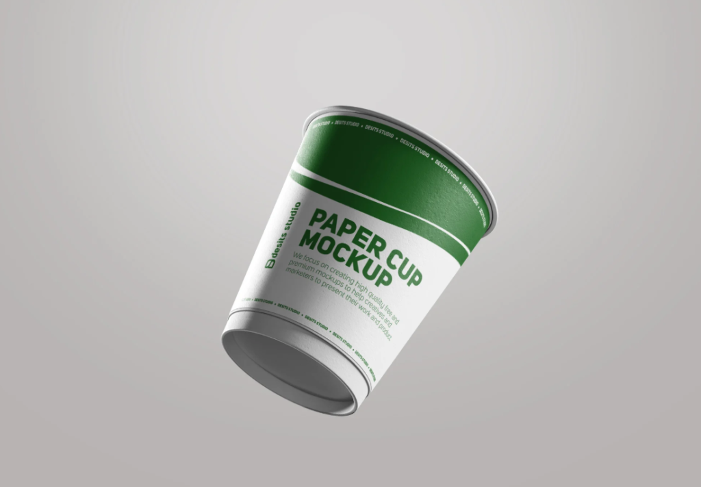 Paper cup Mockup Free Download