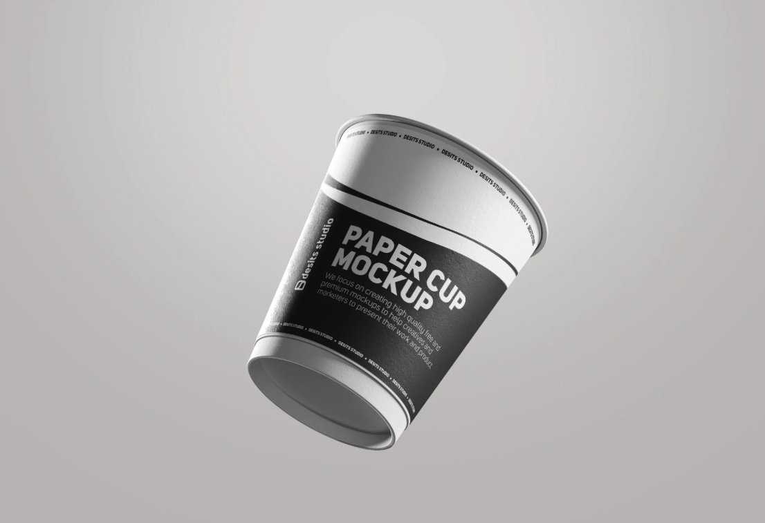 Paper cup Mockup Free Download
