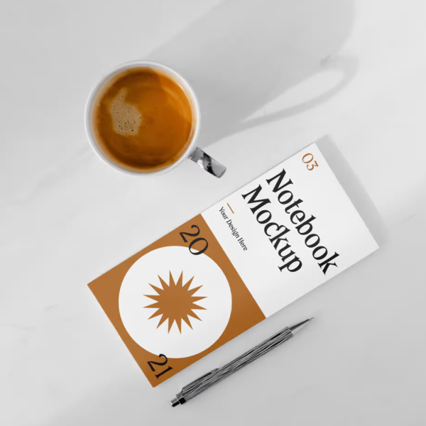 Paper notebook Free Mockup