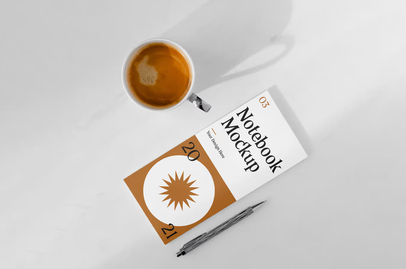 Paper notebook Free Mockup
