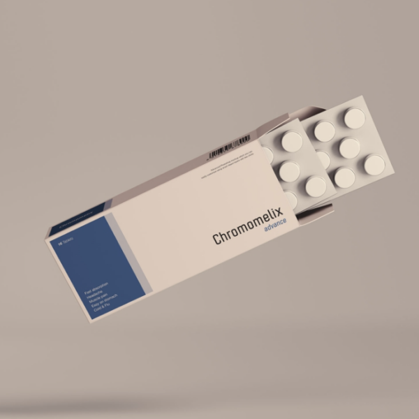 Pills Box Packaging Mockup PSD