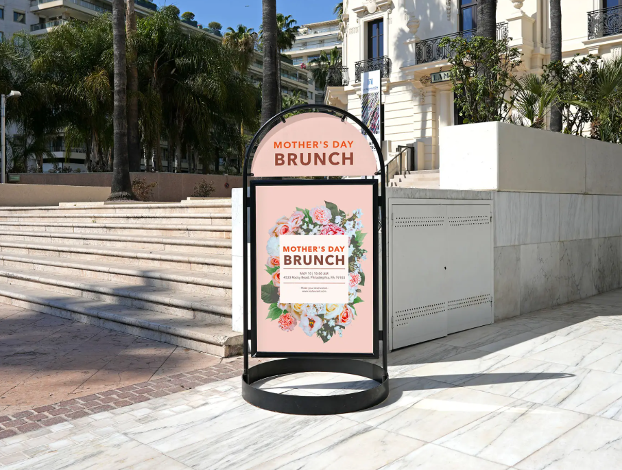 Realistic Summer Bottle Mockup for clean