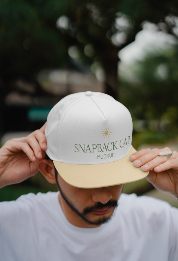 Snapback Cap Mockup Branding