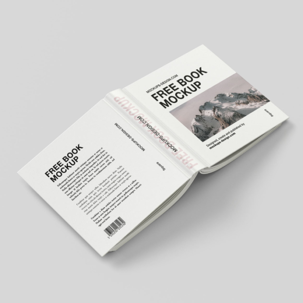 Square Hardcover Book Mockup