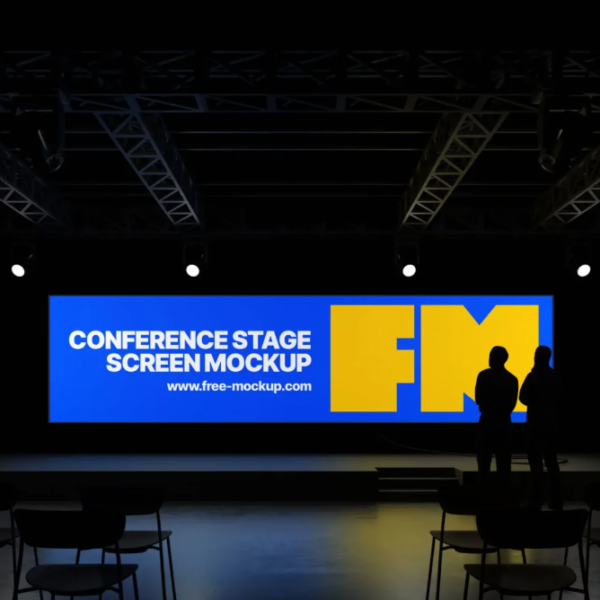 Stage Screen Mockup for Powerful