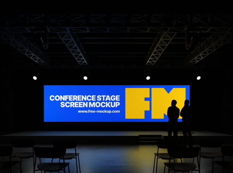 Stage Screen Mockup for Powerful