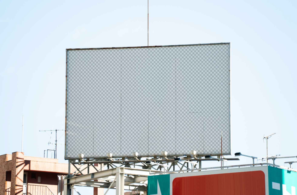 Standard Size Billboard Mockup Advertising