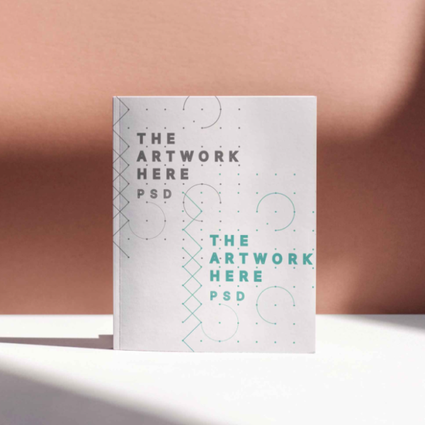 Standing Softcover Book Mockup
