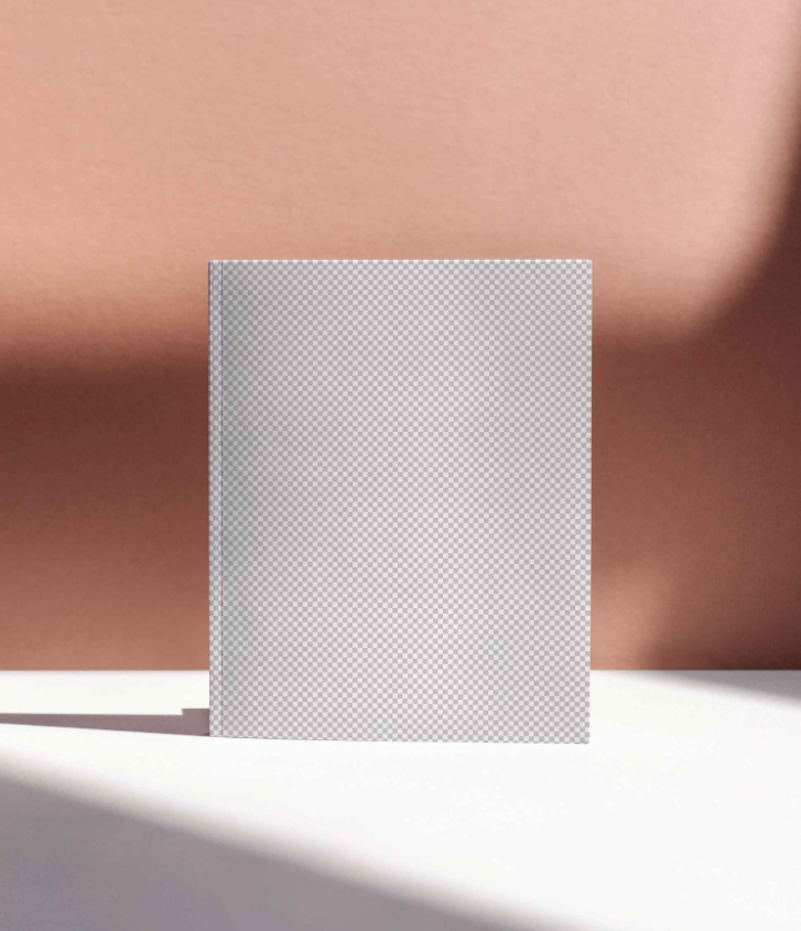 Standing Softcover Book Mockup