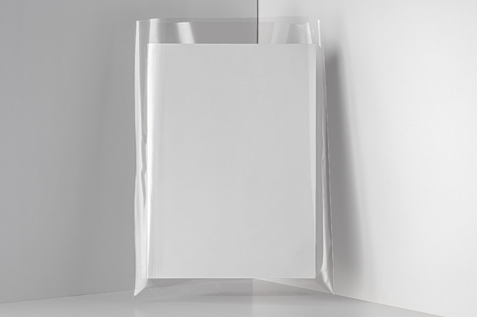 Transparent cover PSD Magazine Mockup