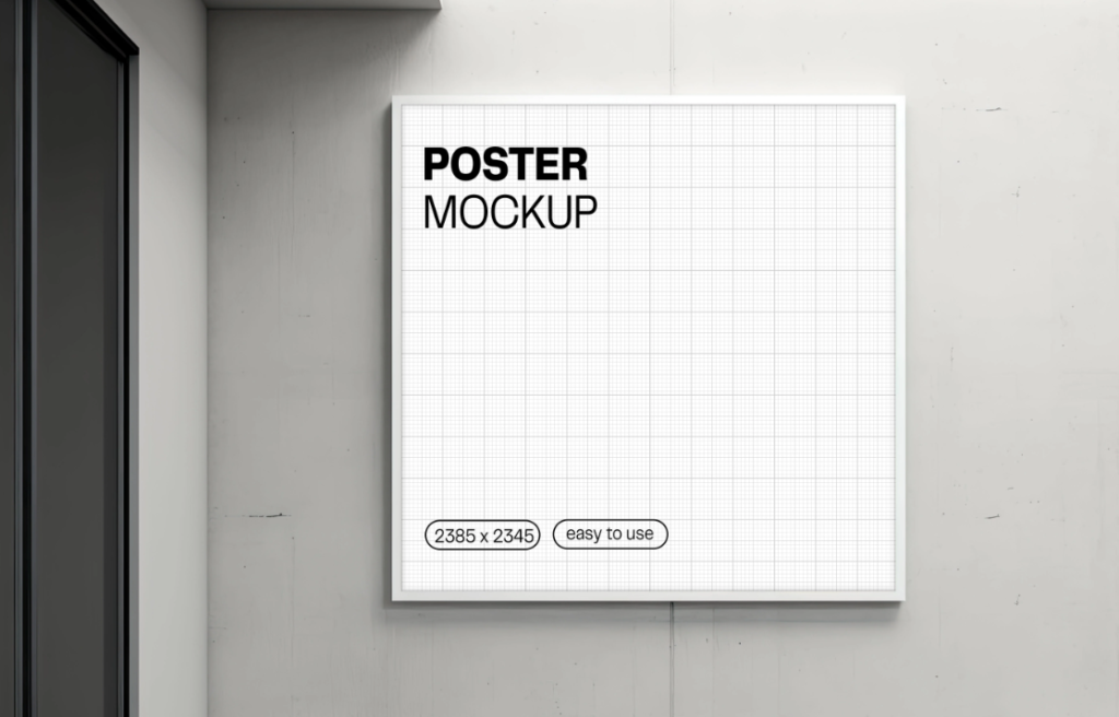 Urban commercial Poster Mockup