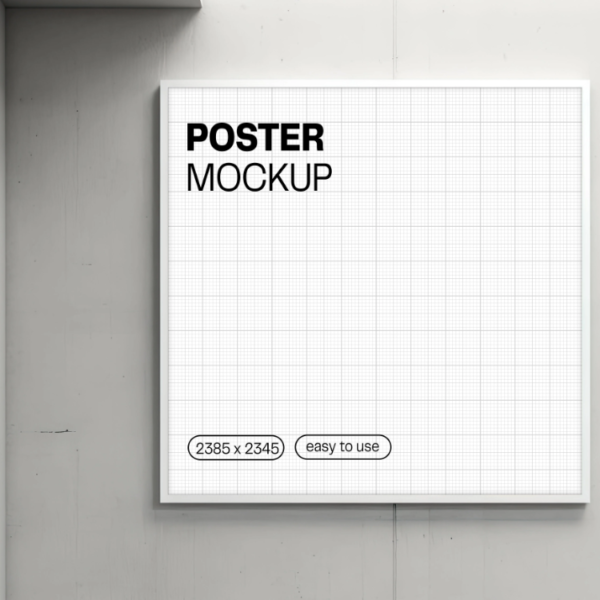 Urban commercial Poster Mockup
