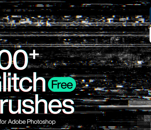 200+ Glitch Photoshop Brushes Unleash Digital chaos in Your Designs