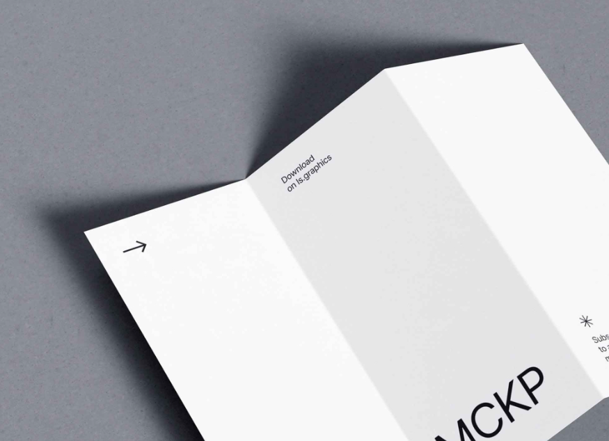 3 Fold & Landscape Brochure Mockup Branding Presentation Scene