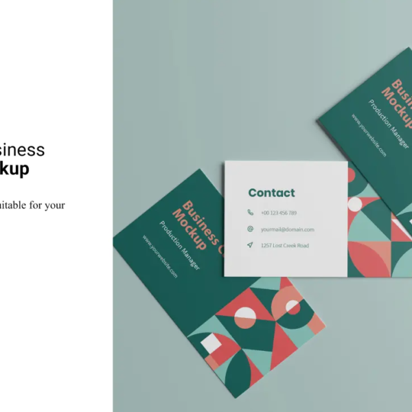 3D PSD Mockup with customizable Backgrounds
