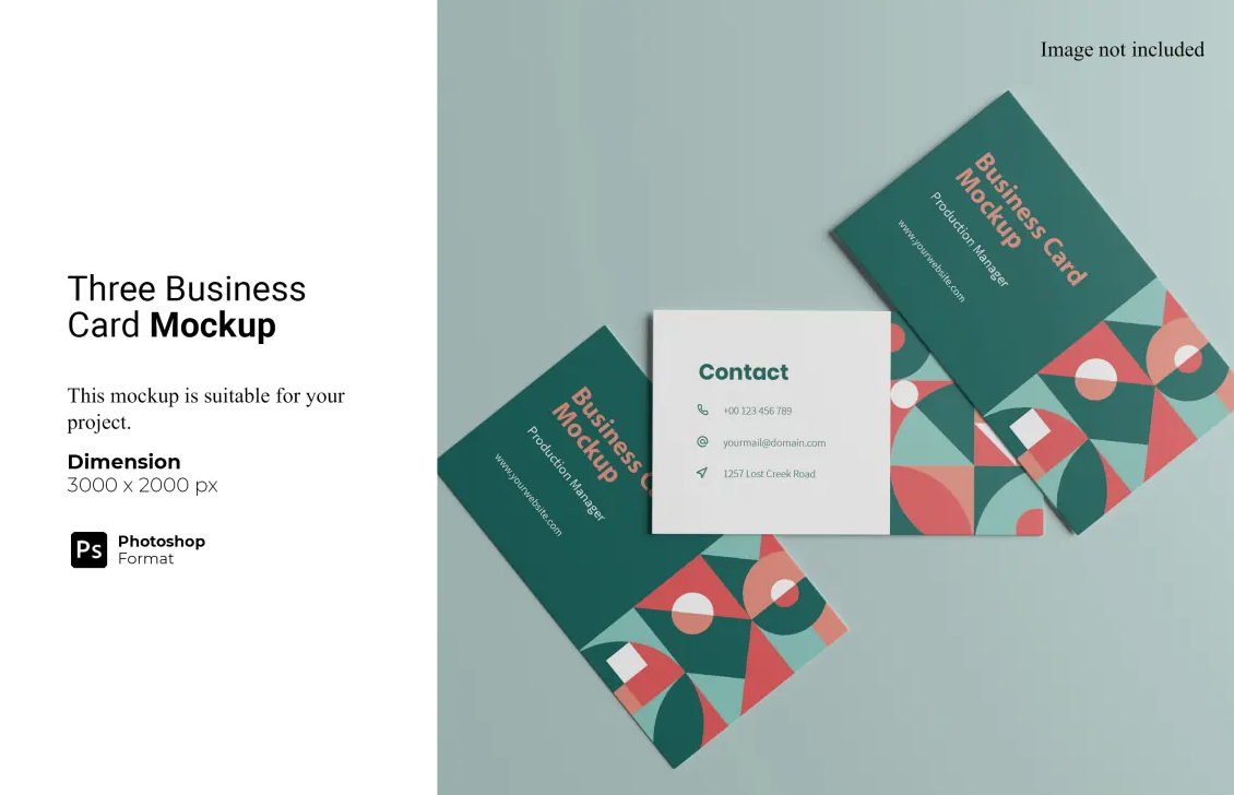 3D PSD Mockup with customizable Backgrounds
