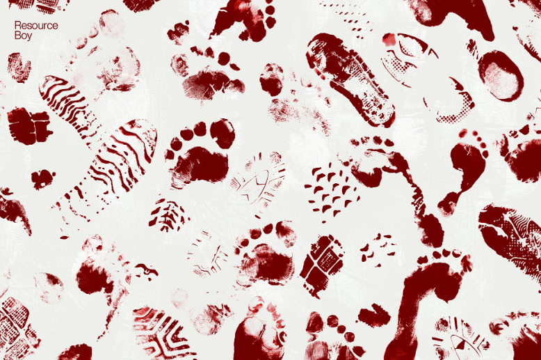 60 Footprint Photoshop Brushes Human Touch