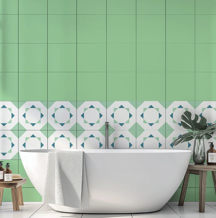 Bathroom Tiles Mockup PSD Presentation