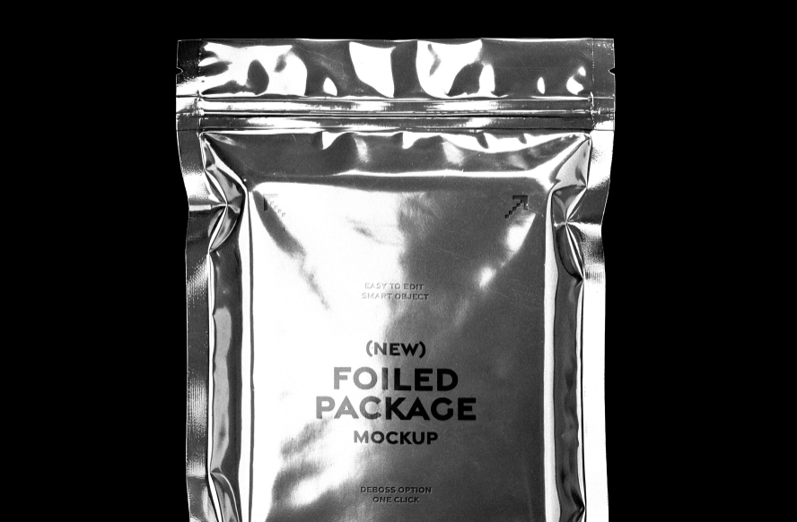 Foil Mailer Mockup Free