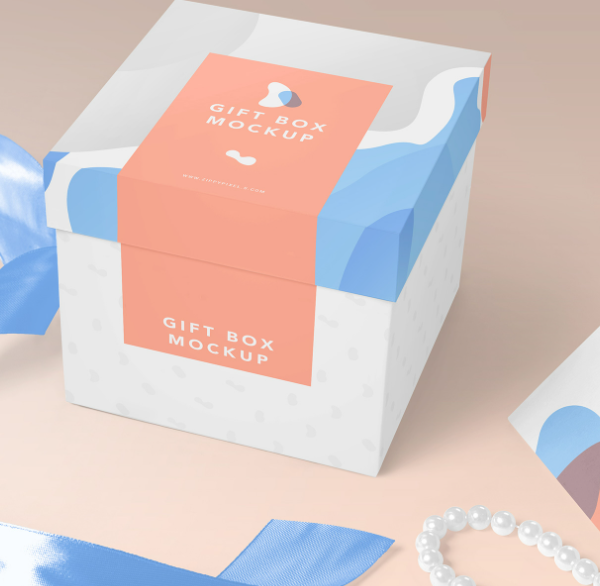 Free Boxes Set Mockup Templates in PSD