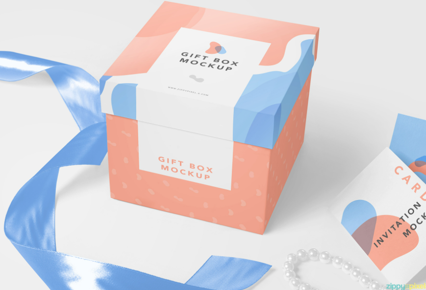 Free Boxes Set Mockup Templates in PSD