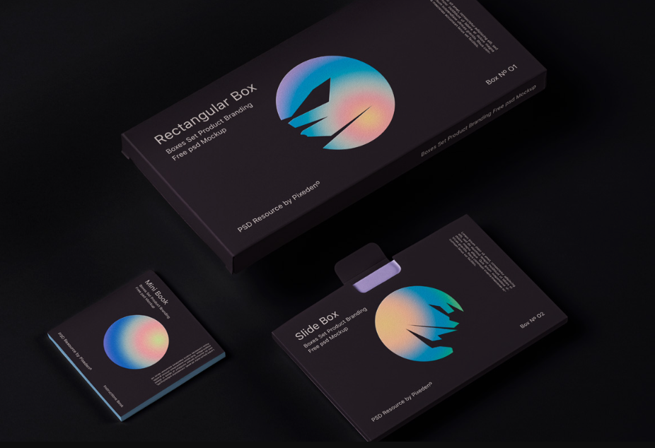 Free White Small Box Mockup