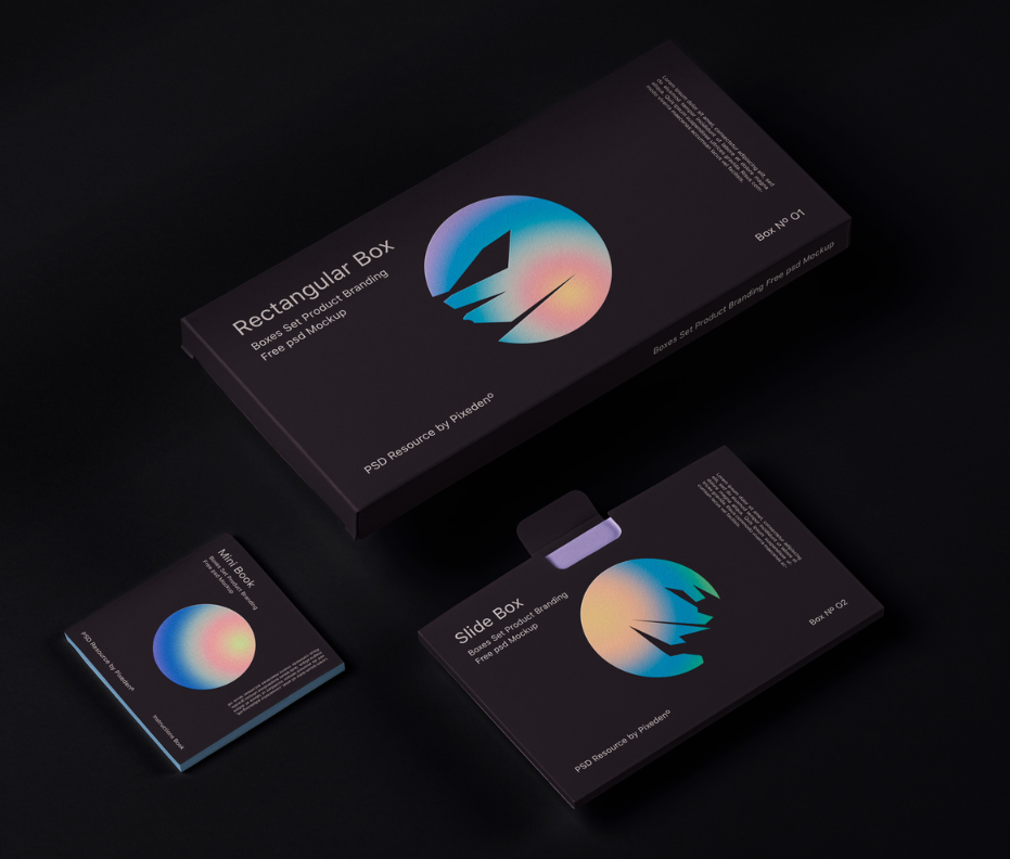 Free White Small Box Mockup