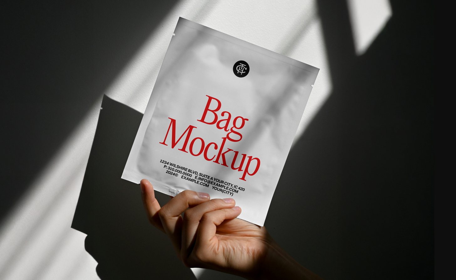 Free cosmetic cream Bag PSD Mockup