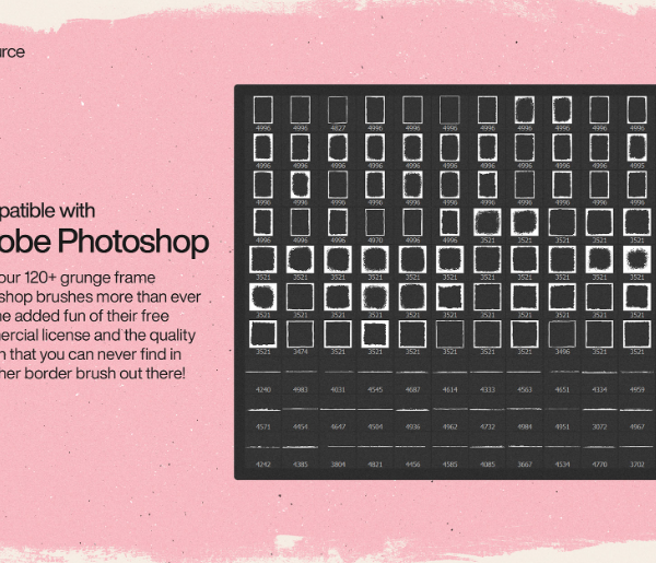Grunge Frame Photoshop Brushes Your Designs