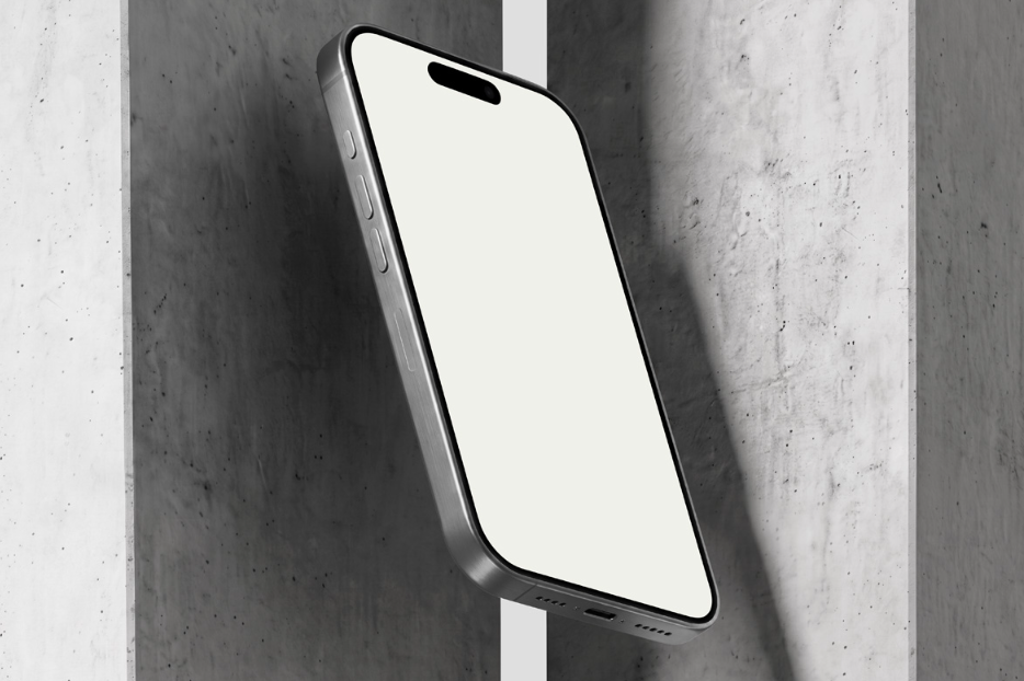 Modern Floating Smartphone Mockup